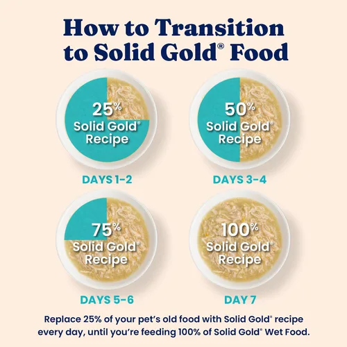Miniatura 8 de Solid Gold comida húmeda para gatos desmenuzada con salsa - Comida enlatada saludable para gatos hecha con pollo real y calabaza en trocitos