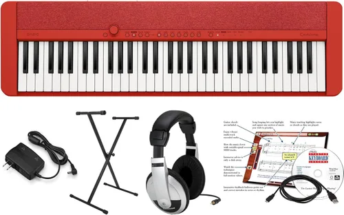 Miniatura 13 de Casio Casiotone CT-S1 – Teclado retro sensible al tacto de 61 teclas Diseño elegante y portátil para principiantes y profesionales Piano de cola