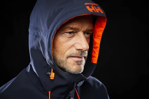 Miniatura 5 de Helly Hansen Ropa de trabajo Chelsea Evolution con capucha Softshell para hombre