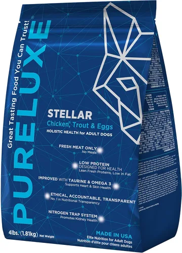 Miniatura 9 de PURELUXE Alimento para perros sin granos y gluten, pavo, guisantes partidos y salmón Elite Nutrition, para perros de raza pequeña en todas