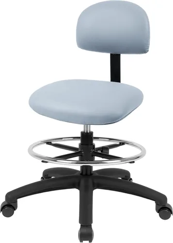 Miniatura 41 de Serie FSS Silla de asiento cuadrado de altura baja (43.2 cm - 55.9 cm) de asiento. Vinilo de tela - para oficina, garaje, escritorio, taller