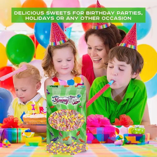 Miniatura 7 de Jolly Racher - Caramelos duros de cereza, envueltos individualmente, bolsa de dulces a granel, 1 libra (16 onzas)