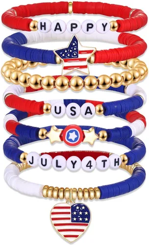 Miniatura 110 de Surfer Heishi - Pulseras apilables para mujer, apilables, de vinilo arcoíris, disco de arcilla, pulseras elásticas para la amistad, joyería bohemia