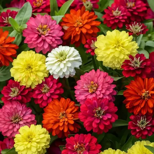 Miniatura 6 de Más de 1200 semillas de zinnia de mezcla loca para plantar, tolerantes al calor y la sequía, semillas de Zinnia Elegans Lilliput, mezcla de flores