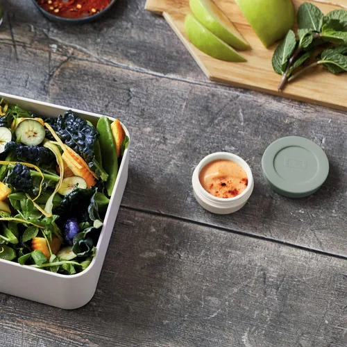 Miniatura 4 de monbento - Recipiente para salsa To Go con tapa MB Temple - Mini recipiente de salsa a prueba de fugas para lonchera - Reutilizables - Para el Verde