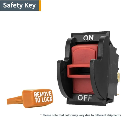 Miniatura 2 de POWERTEC Interruptor de palanca de seguridad de encendido y apagado de 120 V/230 V, 16 amperios, para herramientas eléctricas, se adapta a sierra