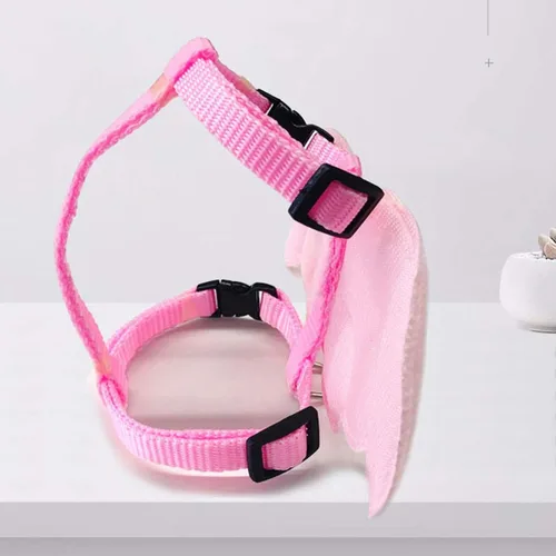 Miniatura 5 de QBLEEV Pet Cole Duck - Arnés para caminar al aire libre, cuerda de tracción ajustable para entrenamiento al aire libre para gallina y gallina Azul