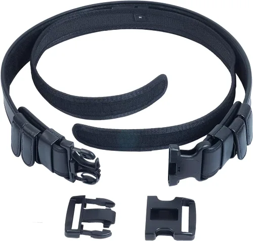 Miniatura 2 de Cinturón de servicio para la aplicación de la ley Utilidad de seguridad Policía Militar 2.25 "Tactical Patrol Belt Set