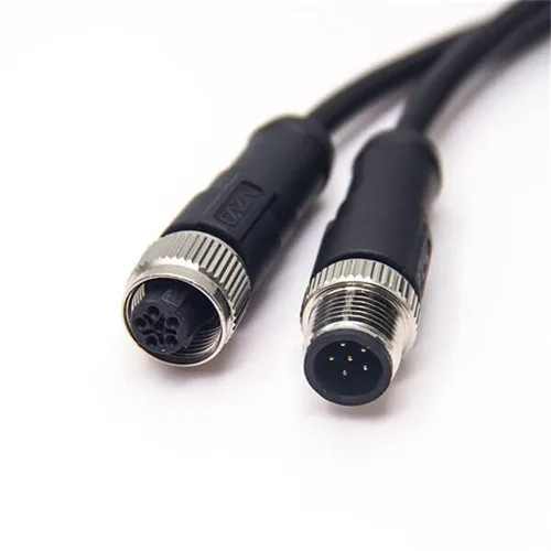 Miniatura 14 de Elecbee Conector M12 5 Pin A-Code Hembra a Hembra Cable terminado doble 1M/3.3ft