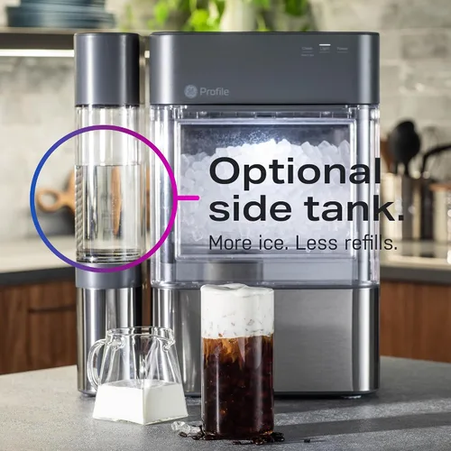 Miniatura 11 de GE Profile Opal 2.0 Máquina de hielo de pepitas de encimera Máquina de hielo con conectividad WiFi Esenciales de cocina inteligentes