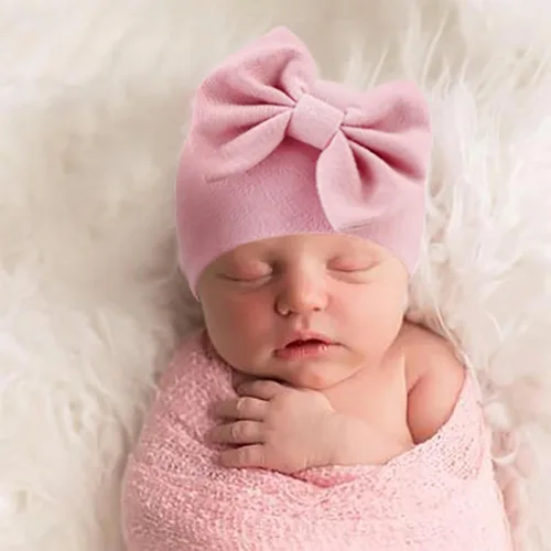 Miniatura 3 de DRESHOW BQUBO - Gorros de hospital para recién nacido, gorro de algodón para bebés de 0-66-24 meses