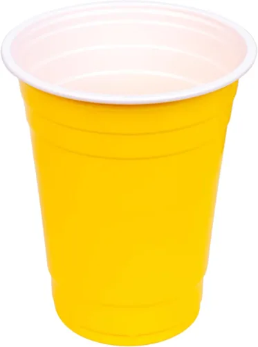 Miniatura 4 de Glad Paquete divertido de vasos de plástico en 4 colores: rosa, verde, azul y amarillo, vasos resistentes para fiesta en colores brillantes, ideales