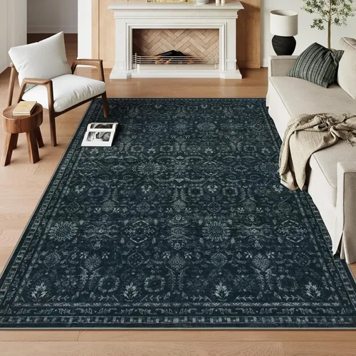 Miniatura 21 de Alfombras Lahome de color verde oscuro para pasillo de 2x10, alfombra lavable resistente a manchas para cocina de 10 pies, alfombra antideslizante