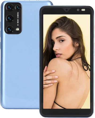 Rino8 Pro - Teléfono inteligente Andriod desbloqueado, pantalla HD de 5.45 pulgadas, 512 MB+4 GB, doble SIM, 128 GB de almacenamiento expandible,