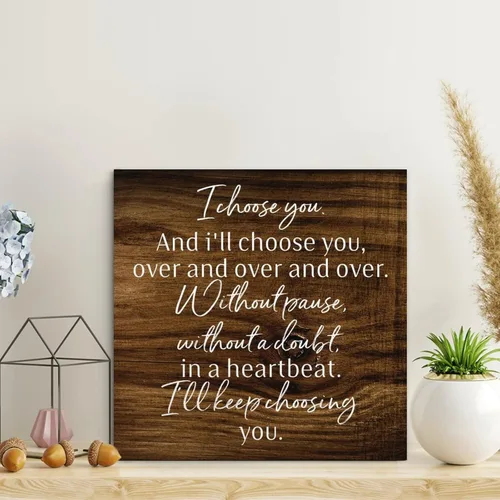 Miniatura 15 de LITTLEGROVE SEEDS Letreros de madera con texto en inglés "I Love You With All My Boobs, placa de madera divertida, motivacional, decoración de pared