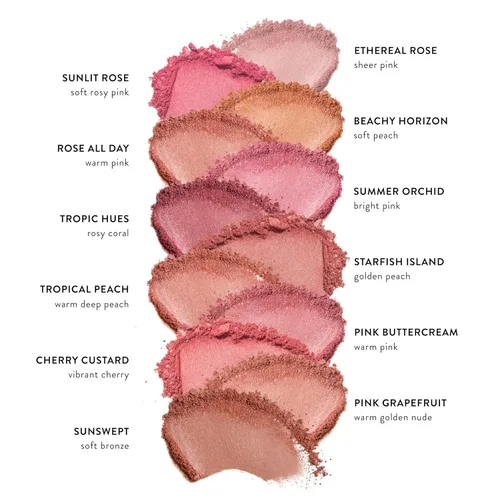 Miniatura 9 de LAURA GELLER NEW YORK Blush-n-Brighten - Rubor horneado marmoleado para mejillas - Tono Pink Grapefruit (pomelo rosado), acabado satinado - Color 05