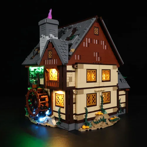 Miniatura 8 de Kyglaring Kit de luces LED compatible con el juego de modelos Lego 21341, accesorios de iluminación compatibles con Disney Hocus Pocus: The