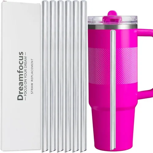 Miniatura 12 de Dreamfocus Stanley Quencher ProTour - Vaso de repuesto de acero inoxidable para popote de 14 onzas