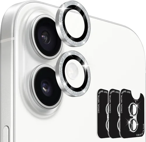 Miniatura 16 de Orzero Protector de lente de cámara compatible con Samsung Galaxy S25, bandeja de instalación de un solo paso, cubierta de vidrio con anillo