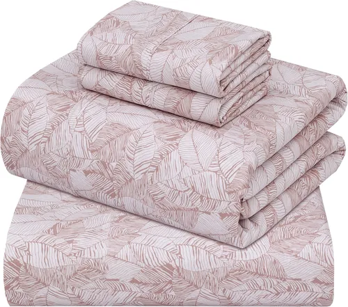 Miniatura 24 de ZOYER Sábanas de percal 100 % algodón tamaño King, refrescantes y transpirables para personas que duermen con calor, ropa de cama crujiente