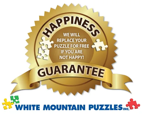 Miniatura 5 de White Mountain Rompecabezas de 1000 piezas vintage con collage de viajes por carretera estadounidenses con piezas grandes, regalo para adultos