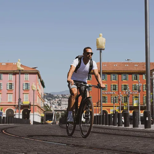 Miniatura 7 de LOOK Cycle - Geo City Grip - Pedales de bicicleta BTT - Pedales planos - Seguridad antideslizante - Innovadora goma de agarre Activ - Pedal