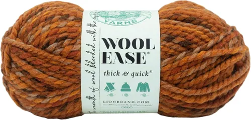 Miniatura 49 de Lion Brand Yarn - Ovillo de lana Wool-Ease Thick & Quick color fuerza aérea