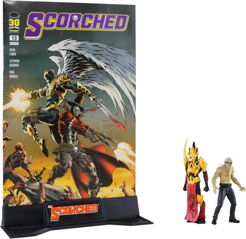 Miniatura 8 de McFarlane Toys - Spawn Page Punchers 2pk Freak and Mandarin Spawn Figuras de acción de 3 pulgadas con cómic