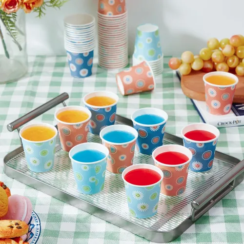 Miniatura 9 de SIUQ Paquete de 1200 vasos de papel de 3 oz, vasos de baño desechables, mini vasos para enjuague bucal, vaso pequeño de 3 onzas para baño, fiesta