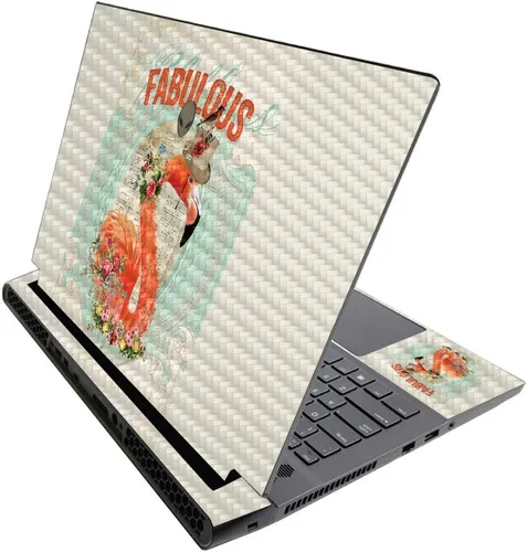 Miniatura 573 de MightySkins - Skin brillante con purpurina para Alienware M17 R3 (2020) y M17 R4 (2021) - Diversión de los años 90 Acabado duradero con purpurina
