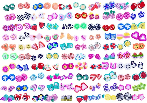Juego de 100 pares de aretes coreanos de cerámica suave diseño minimalista ligero y cómodo aretes de Navidad combinan bien con diferentes atuendos