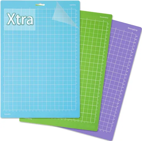 Miniatura 7 de LOPASA Alfombrilla de corte compatible con Cricut Joy Xtra, juego de alfombrillas de corte adhesivas de agarre estándar de 8.5 x 12 pulgadas