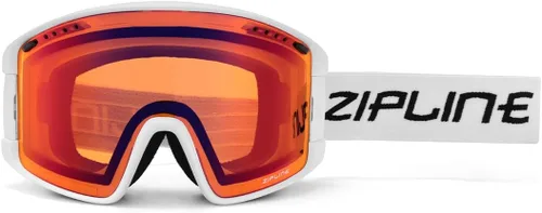 Miniatura 7 de Gafas de esquí Zipline KLIK - Lentes magnéticas sin niebla, policarbonato cilíndrico doble, ventilación ajustable, sistema de lente magnética