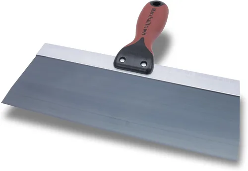 Miniatura 5 de MARSHALLTOWN DuraSoft II 4508D - Cuchillo de cinta de acero azul de 8 pulgadas, para acabado de paneles de yeso