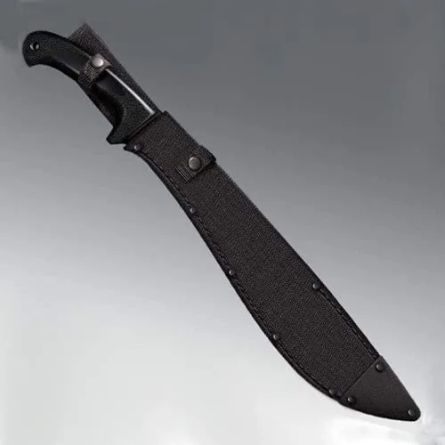 Miniatura 4 de Cold Steel 97JMS Machete táctico universal de acero al carbono con funda Cor-Ex, 22 pulgadas de largo, negro