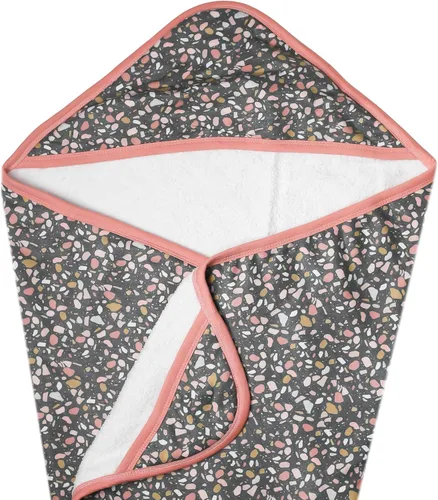 Copper Pearl Toallas de baño con capucha, toallas de baño de tela de rizo de primera calidad con capucha, bolsillos y diseños geniales, ideales para