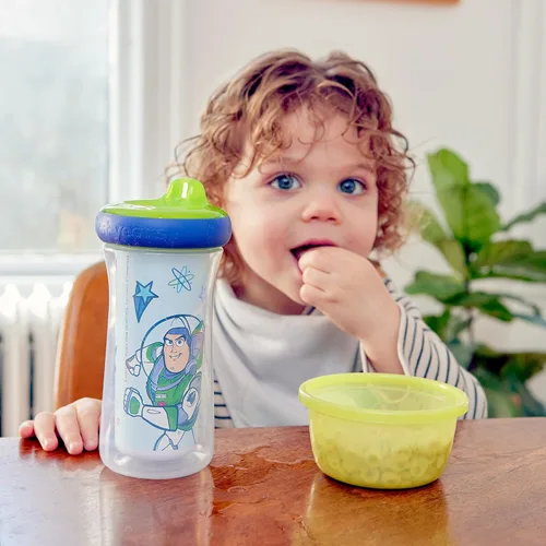 Miniatura 3 de The First Years Disney/Pixar Toy Story Vasos con Boquilla Aislados para Niños - Vasos para Niños Pequeños Seguros para Lavavajillas a Prueba