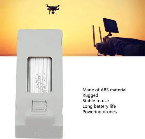 Miniatura 5 de VBESTLIFE Batería RC Dron, 3.7V RC Drone Batería de repuesto compatible con E88 E88MAX E525 E99 K3 RC UAV, 1800 mAh (gris)