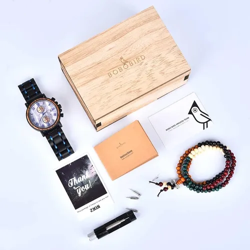 Miniatura 8 de 2win Relojes de madera grabados, regalos personalizados para hombres, marido, novio, mi hombre, prometido, padrino de boda, cumpleaños, Navidad