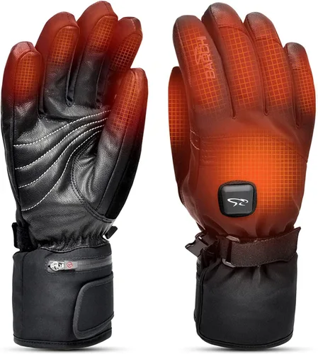 Guantes calefactables para hombres y mujeres, calentadores de manos de invierno 7.4V, batería recargable, eléctricos, pantalla táctil, resistente al