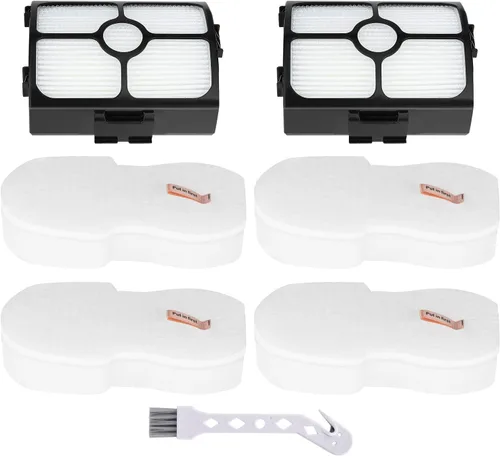 Paquete de 7 filtros HZ4002 de repuesto compatibles con Shark HZ3002 HZ3000 HZ4000 HZ4002 Stratos ultraligero con cable, 2 filtros, 4 filtros de