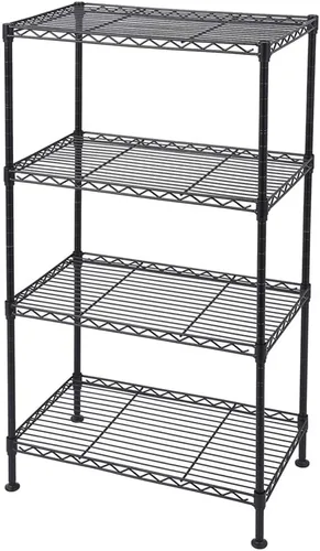 Miniatura 12 de BELANITAS Estantería de metal de 5 niveles, estantes de alambre de capas ajustables, estantería de alambre resistente para uso en el hogar, cocina