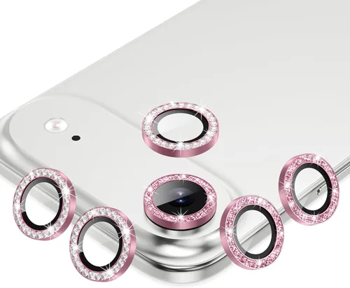 Miniatura 57 de AGVEE Paquete de 6 protectores de lente de cámara para iPhone 14 Pro de 6.1 pulgadas/14 Pro Max de 6.7 pulgadas, con diamantes brillantes y anillo