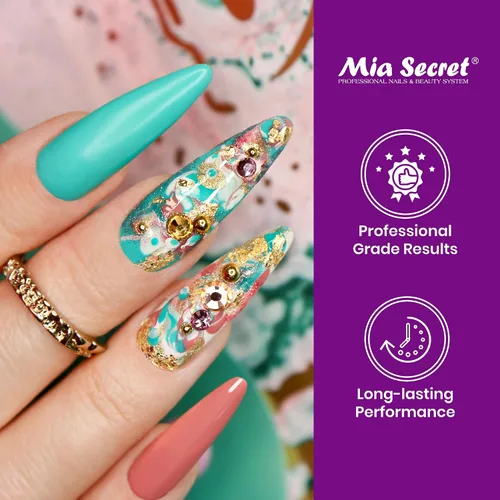 Miniatura 4 de Mia Secret PREMIER - Pinceles de uñas 100% Kolinsky, fabricados en Estados Unidos, Prenium, pinceles para arte de uñas (rosa, 4 o (3D))