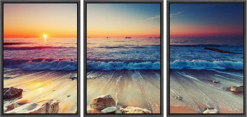 Miniatura 73 de wall26 Lienzo enmarcado para pared, juego de arte debajo de los tallos de bambú verde, naturaleza, desierto, fotografía, realismo, contemporáneo