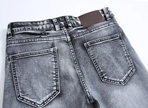 Miniatura 7 de Pantalón de jean elastizado, ajustado, moderno, para hombre.