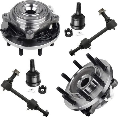 Miniatura 127 de Detroit Axle - Kit de nudillos de dirección delantera izquierda para Ford Edge Lincoln MKX 07-10, cojinete de rueda del lado del conductor, nudillo