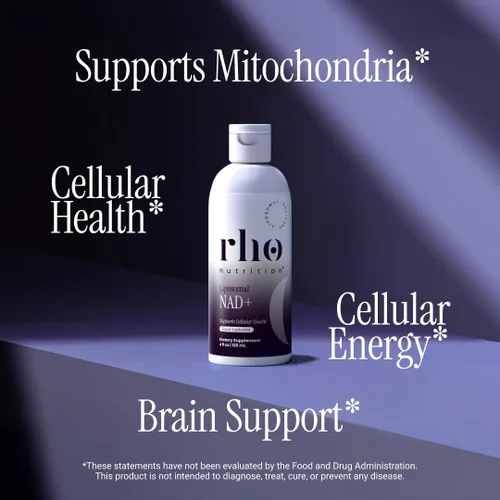 Miniatura 3 de Rho Nutrition - Paquete de artículos esenciales de salud celular – Suplementos liposomales líquidos para un envejecimiento saludable y apoyo celular