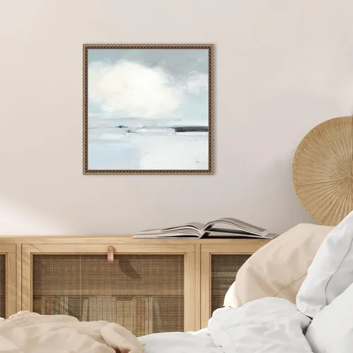 Miniatura 5 de Amanti Art Lienzo enmarcado para pared, 16 x 16 pulgadas, horizonte neutro I de Julia Purinton, lienzo enmarcado para pared, obras de arte