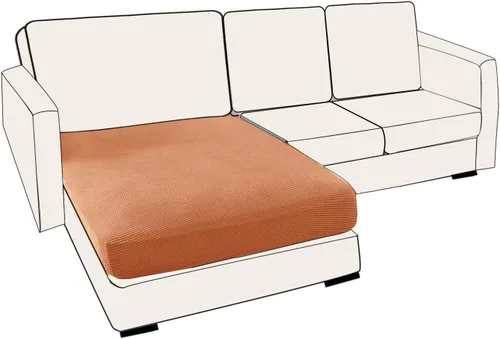 Miniatura 130 de UNBBRRL Fundas de cojín de asiento para sofá, elásticas, funda de cojín individual para sofá, fundas de cojín para sofá, fundas de héroe protegen